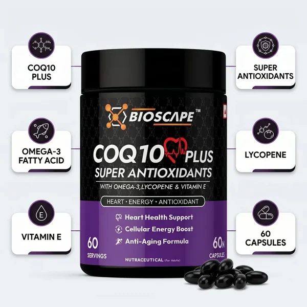 Supports Heart Health & Antioxidant Protection — Omega-3, Lycopene & Vitamin E